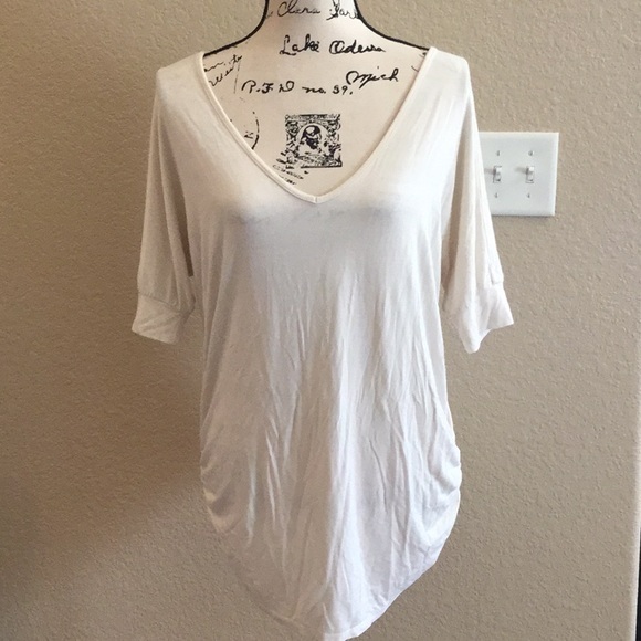 Motherhood Maternity Tops - Motherhood maternity cream shirt